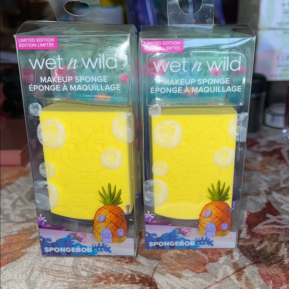 Wet n Wild NIB SpongeBob SquarePants Makeup Sponge X2